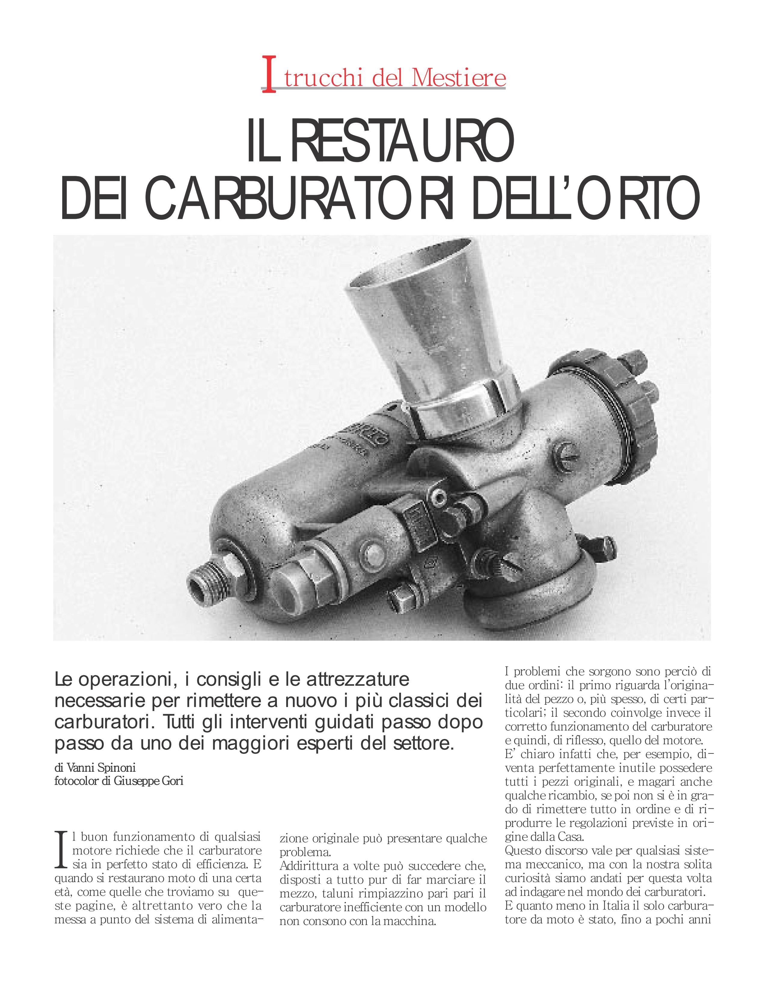 restauro carburatori Dellorto01.jpg