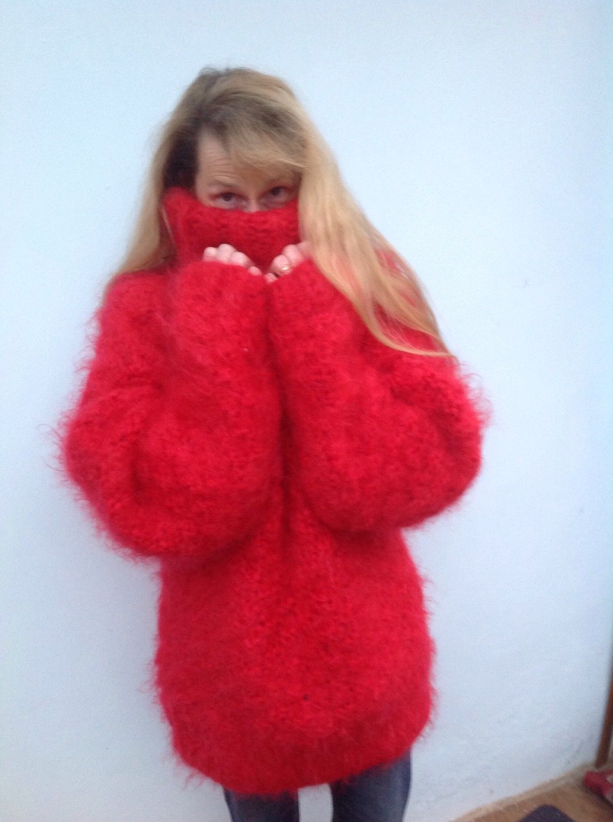 chunky red mohair sweater, 1.jpg