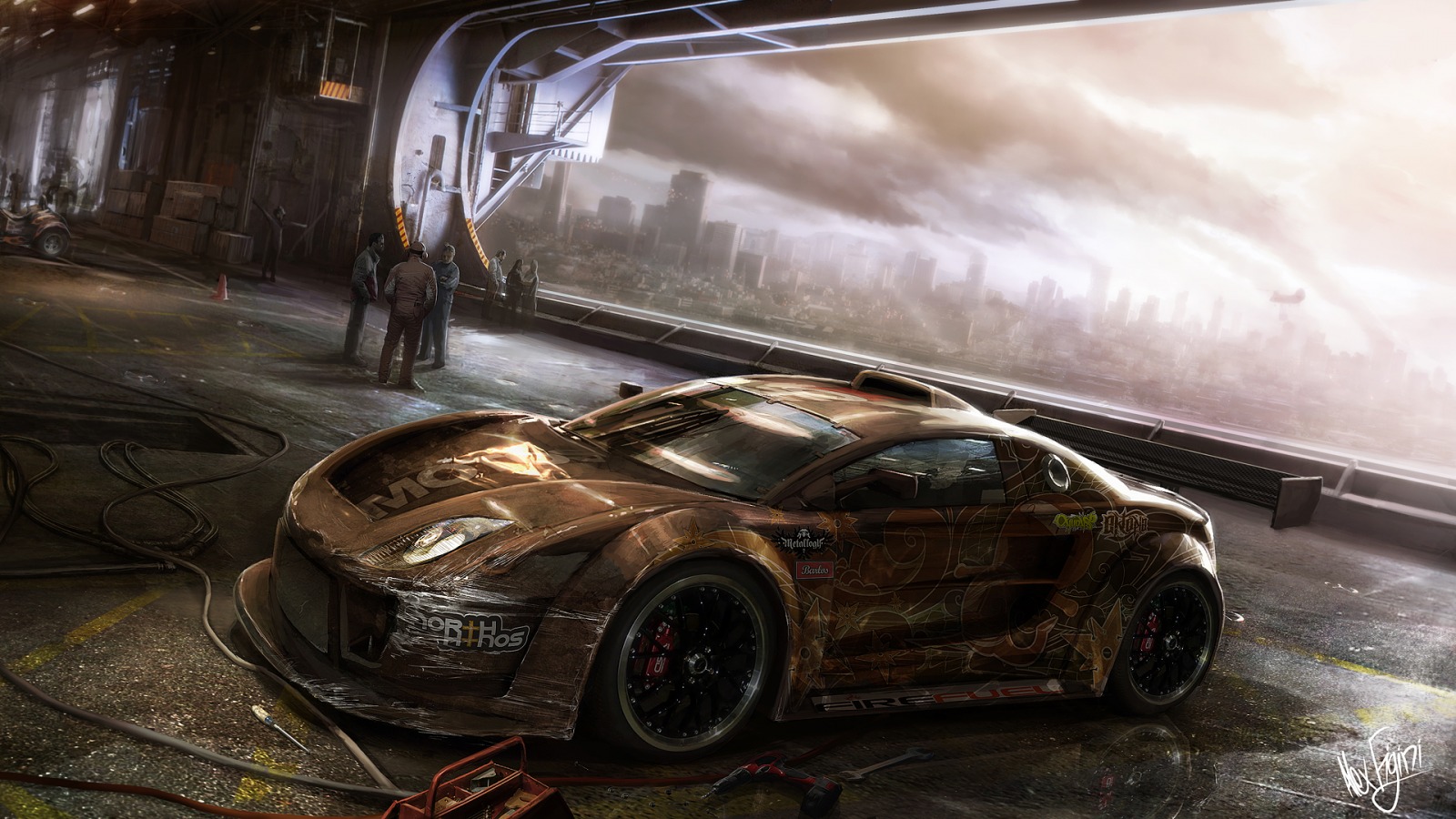 1600x900_7532_MotorStorm_Apocalypse_Garage_2d_illustration_post_apocalyptic_sport_car_picture_image_