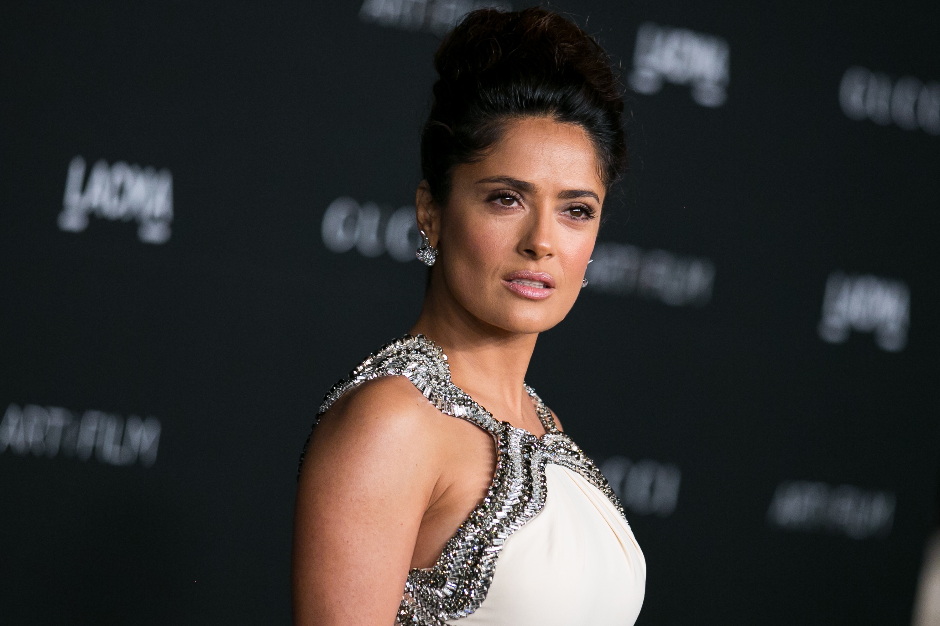 Сальма хайек размер груди. Salma Hayek - LACMA Art + film Gala in los Angeles 11/02/2019.