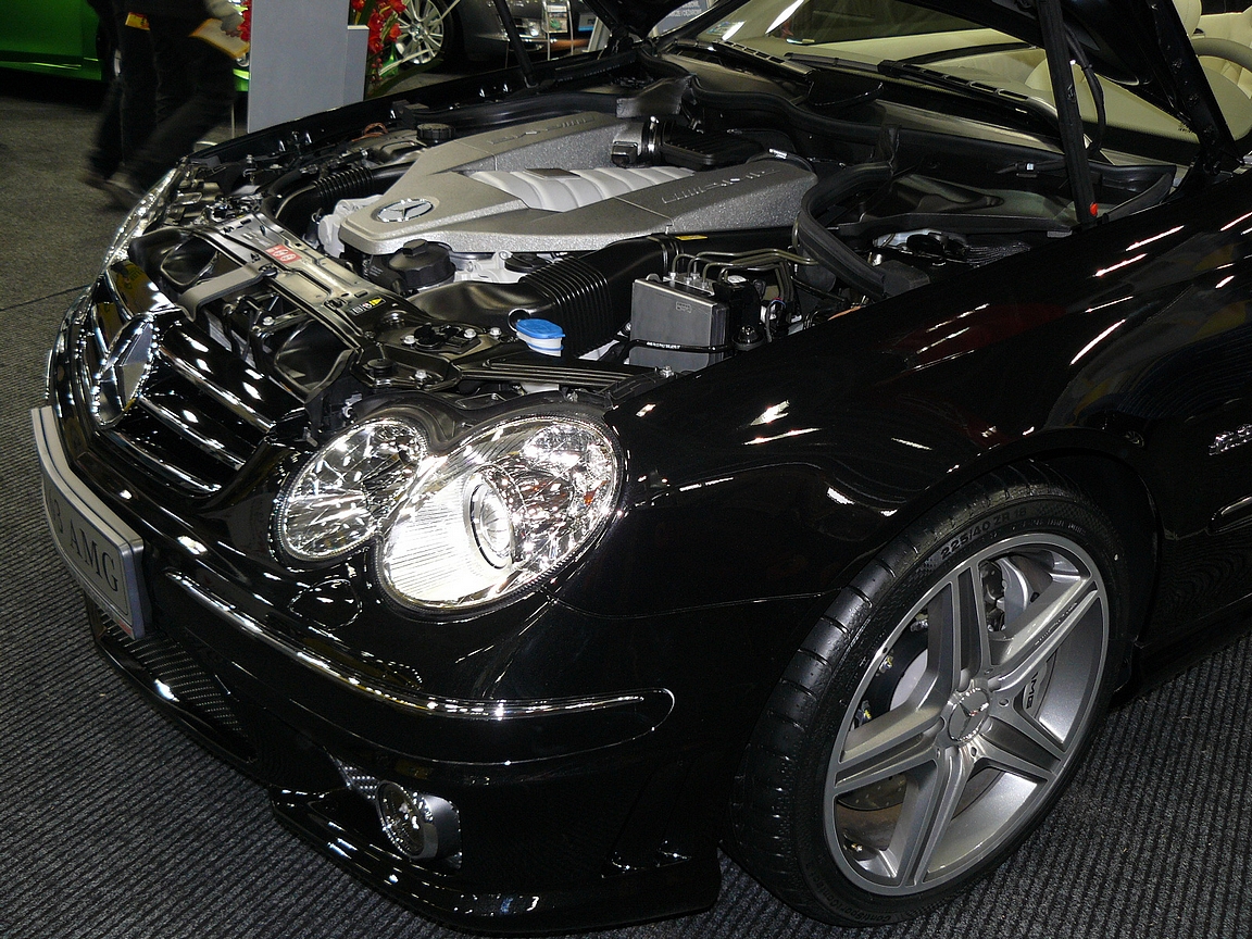 MERCEDES CLK 63 AMG KOSZALIN TARGI MOTORYZACJI 2008 (4).JPG