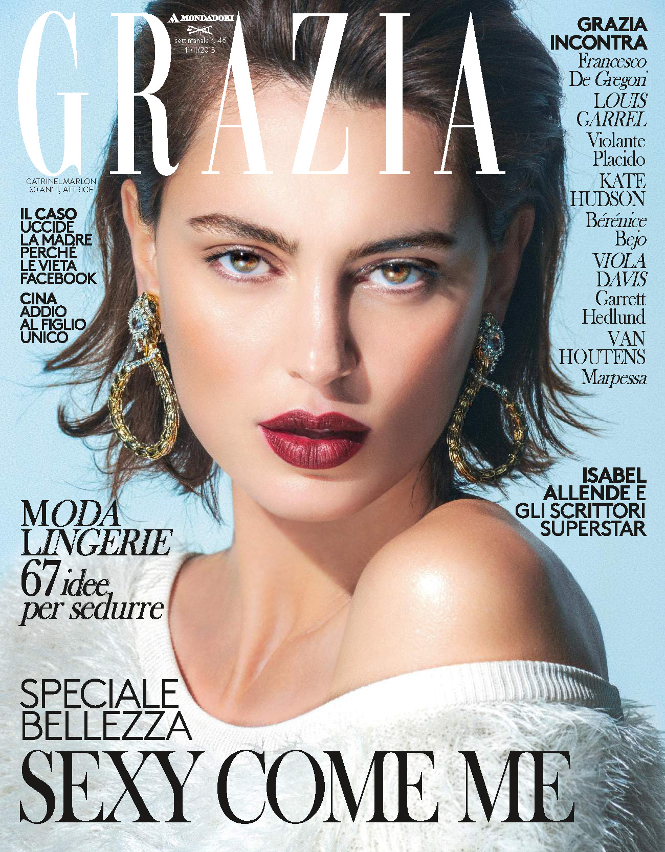 Grazia. Катринель Марлон. Grazia журнал. Grazia Marangi.