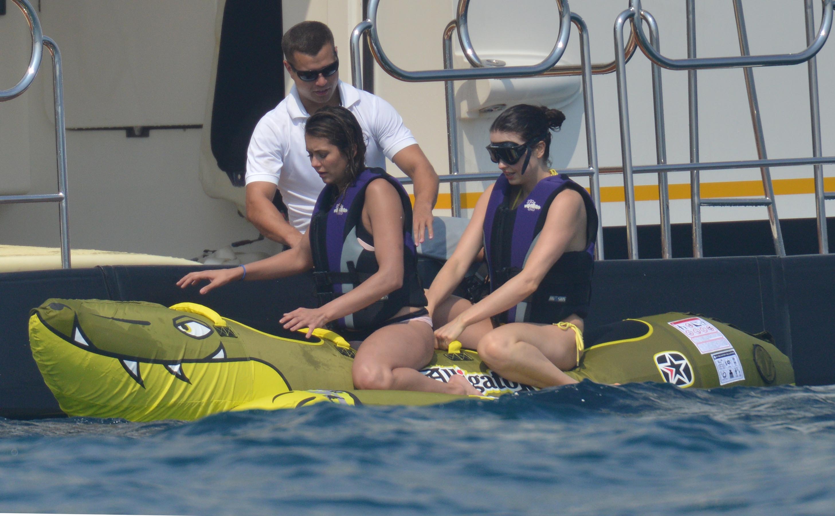 Nina Dobrev Wearing a Bikini in St. Tropez on June 15013.jpg