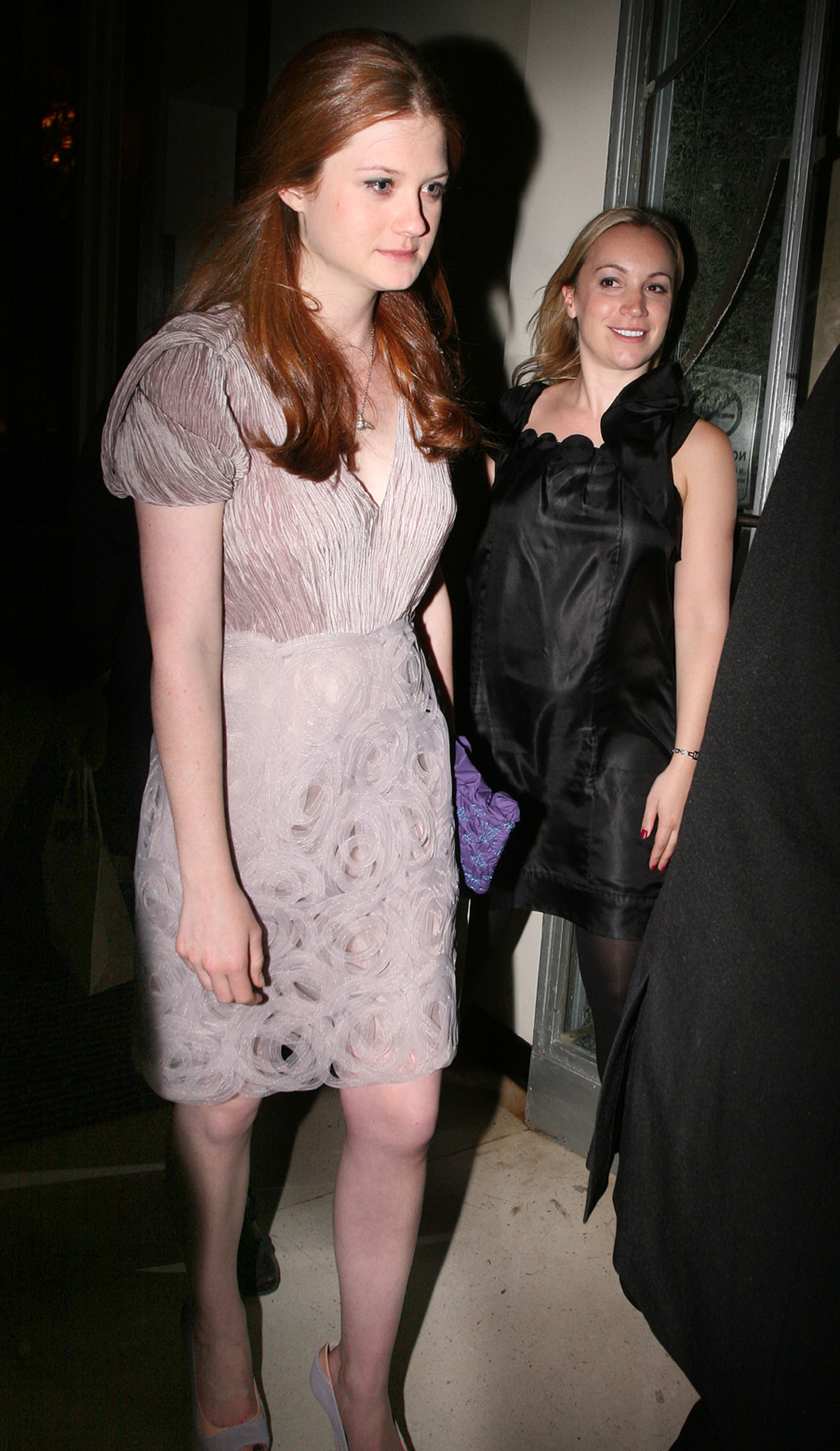 Bonnie Wright Upskirt