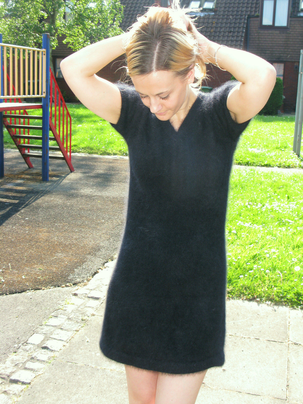Soft Black Angora Sweater-dress 1.jpg