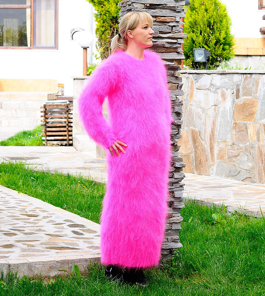 Long Sweater Electric Pink Long Jumper 3.jpg